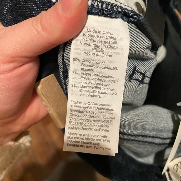 Madewell Flocked Polka Dot Jeans - Picture 7 of 7